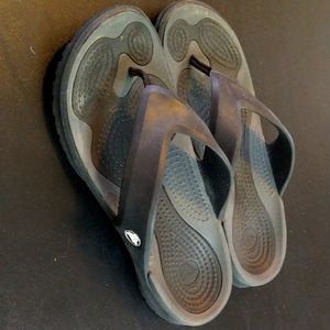 Croc flip flops
